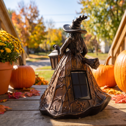 Margie's Halloween Witch Lamp