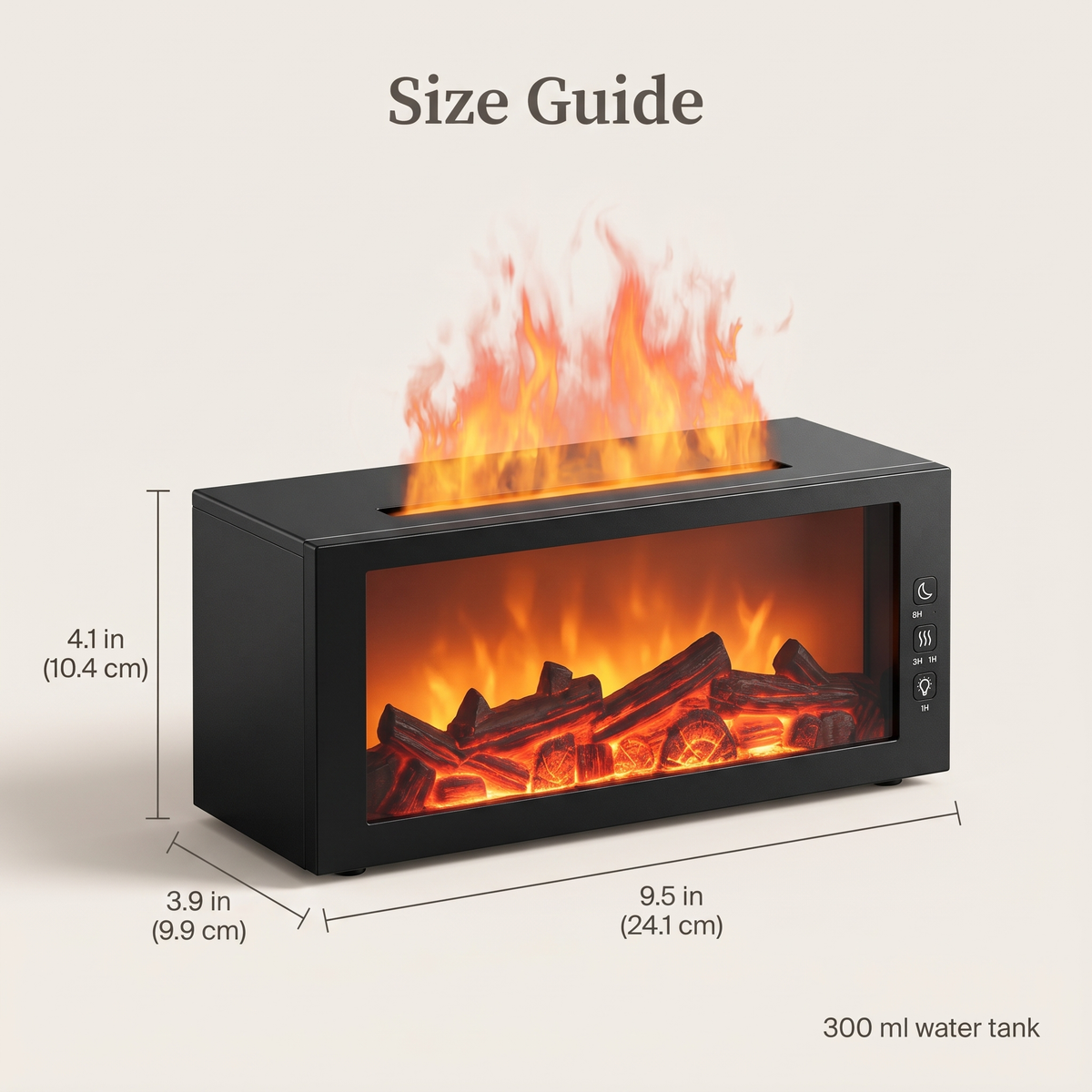 Armand's Fireplace Diffuser – dimensions