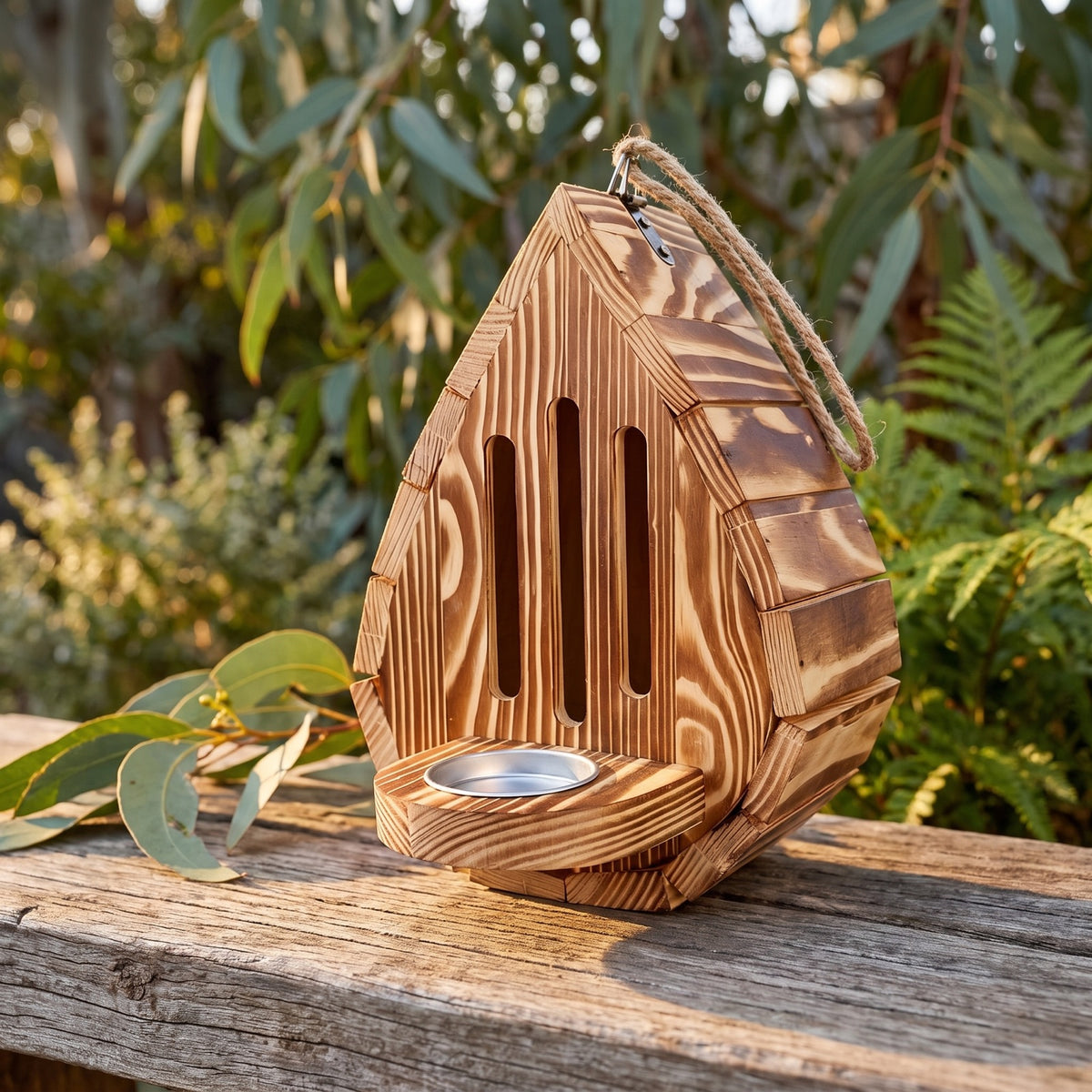 Side profile showing the puddler shelf and shingled edge