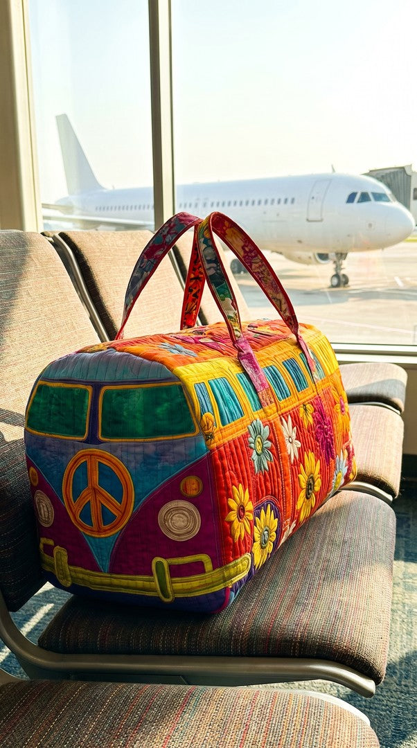 The weekender on the seats at an airport departure gate