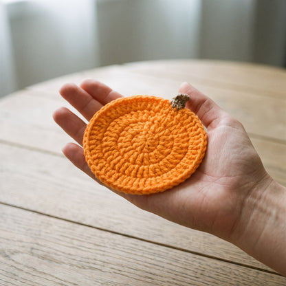 Coaster size shown in hand