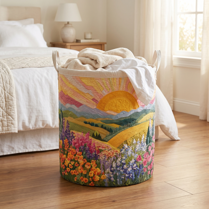Noeleen's Handquilted Sheep Basket