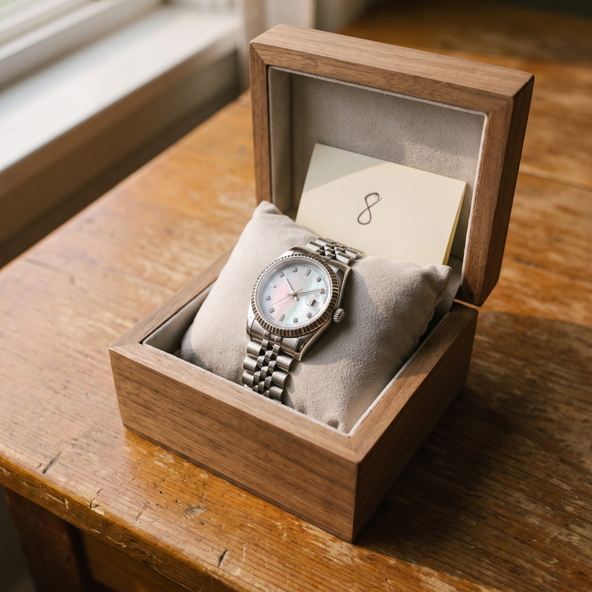 Virgil's Mother-of-Pearl Watch
