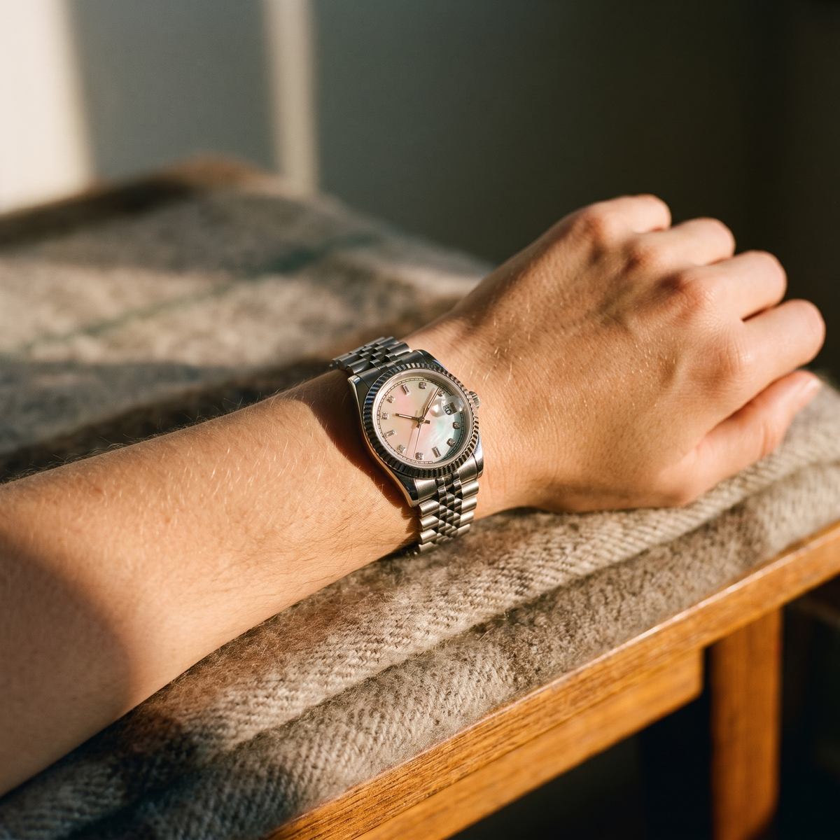 Virgil's Mother-of-Pearl Watch