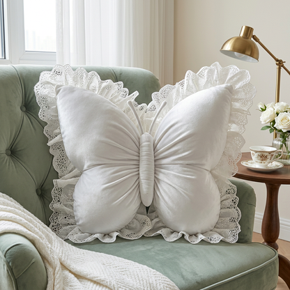 Diane's hand-sewn Butterfly Pillow