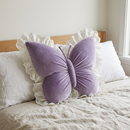 Diane's hand-sewn Butterfly Pillow