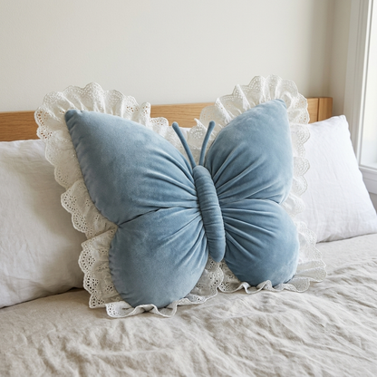 Diane's hand-sewn Butterfly Pillow