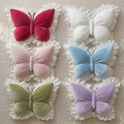 Diane's hand-sewn Butterfly Pillow