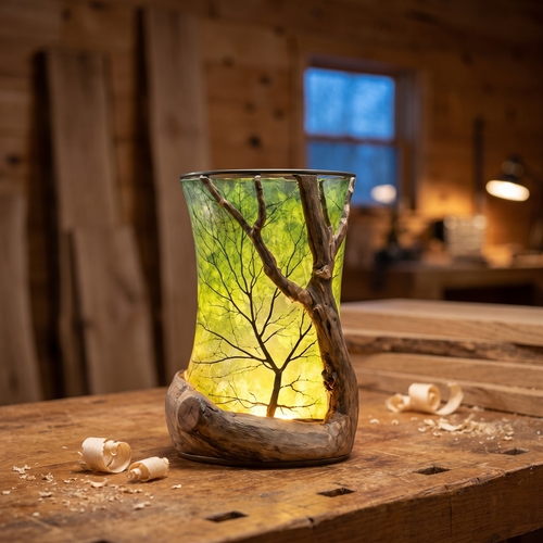 Cliff's Oak Lantern
