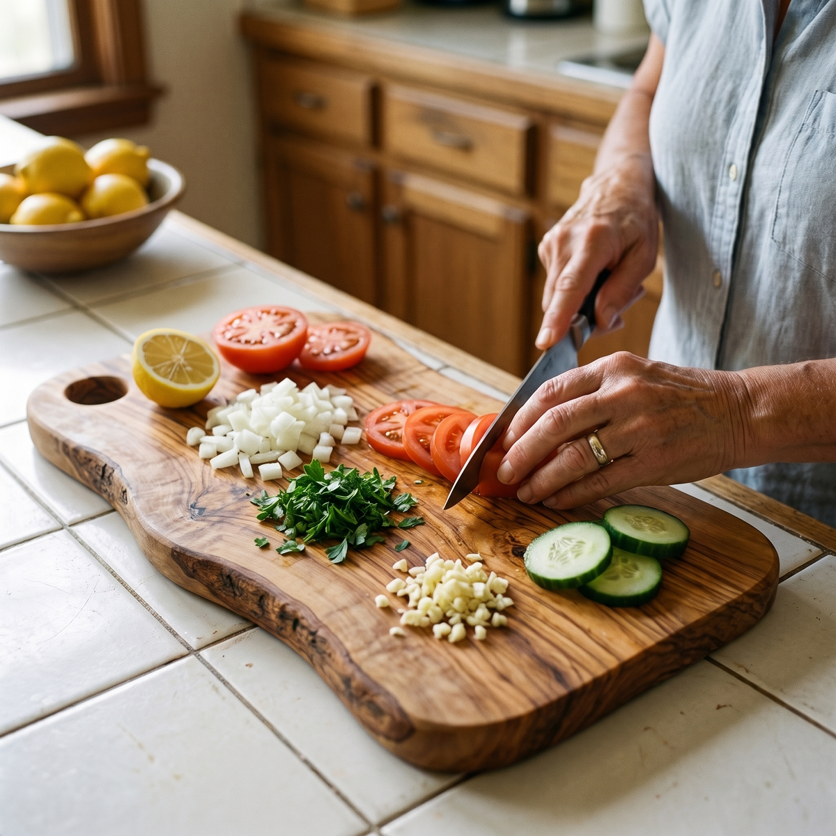 Enzo's Olive Cutting Board