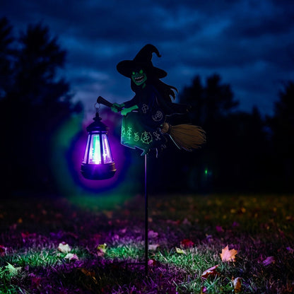 Carol's Handmade Witch Garden Lamp