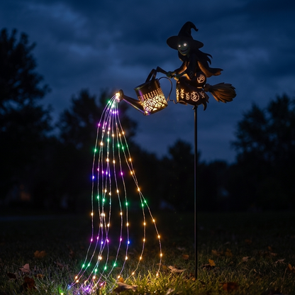Carol's Handmade Witch Garden Lamp
