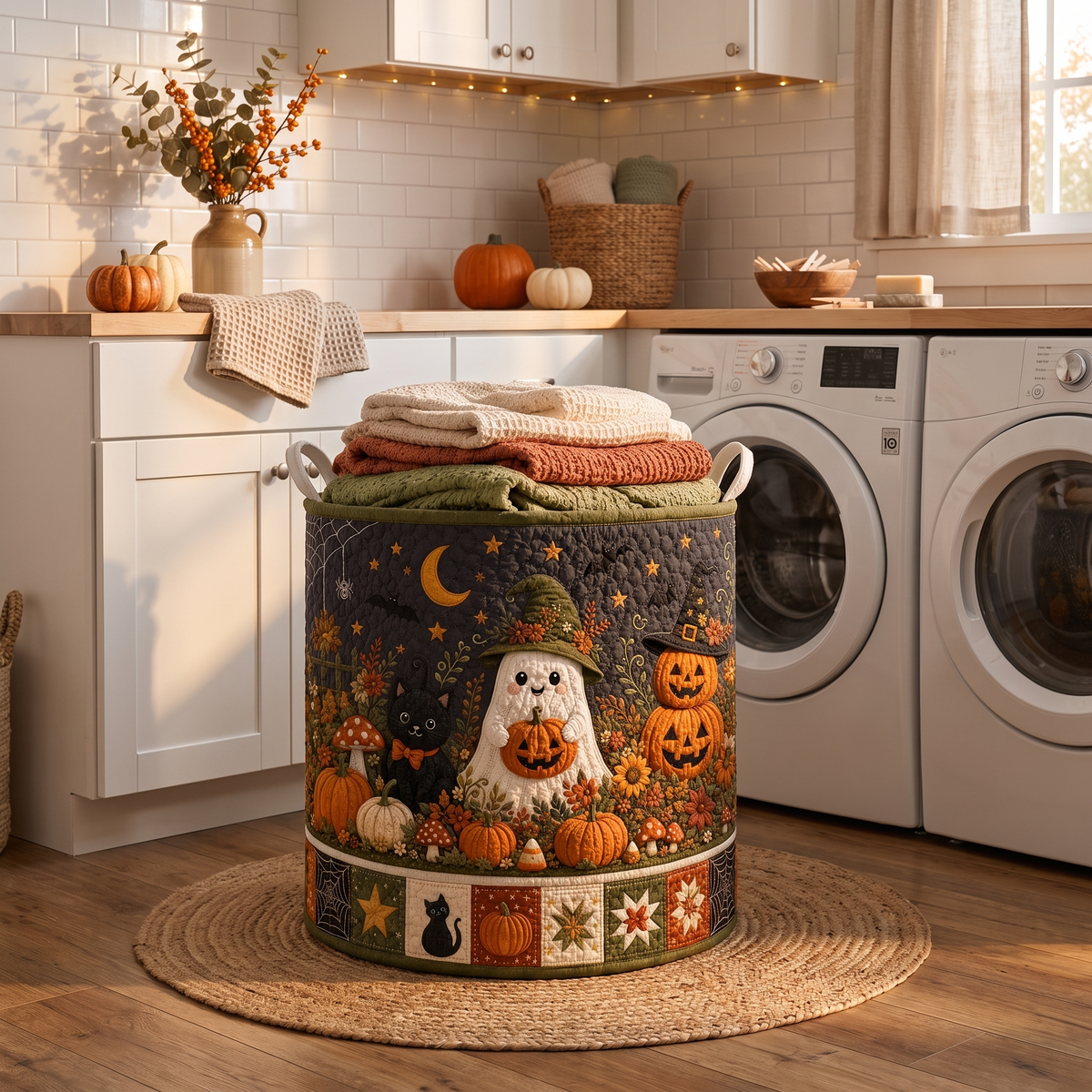 Charlene's Handquilted Halloween Baskets