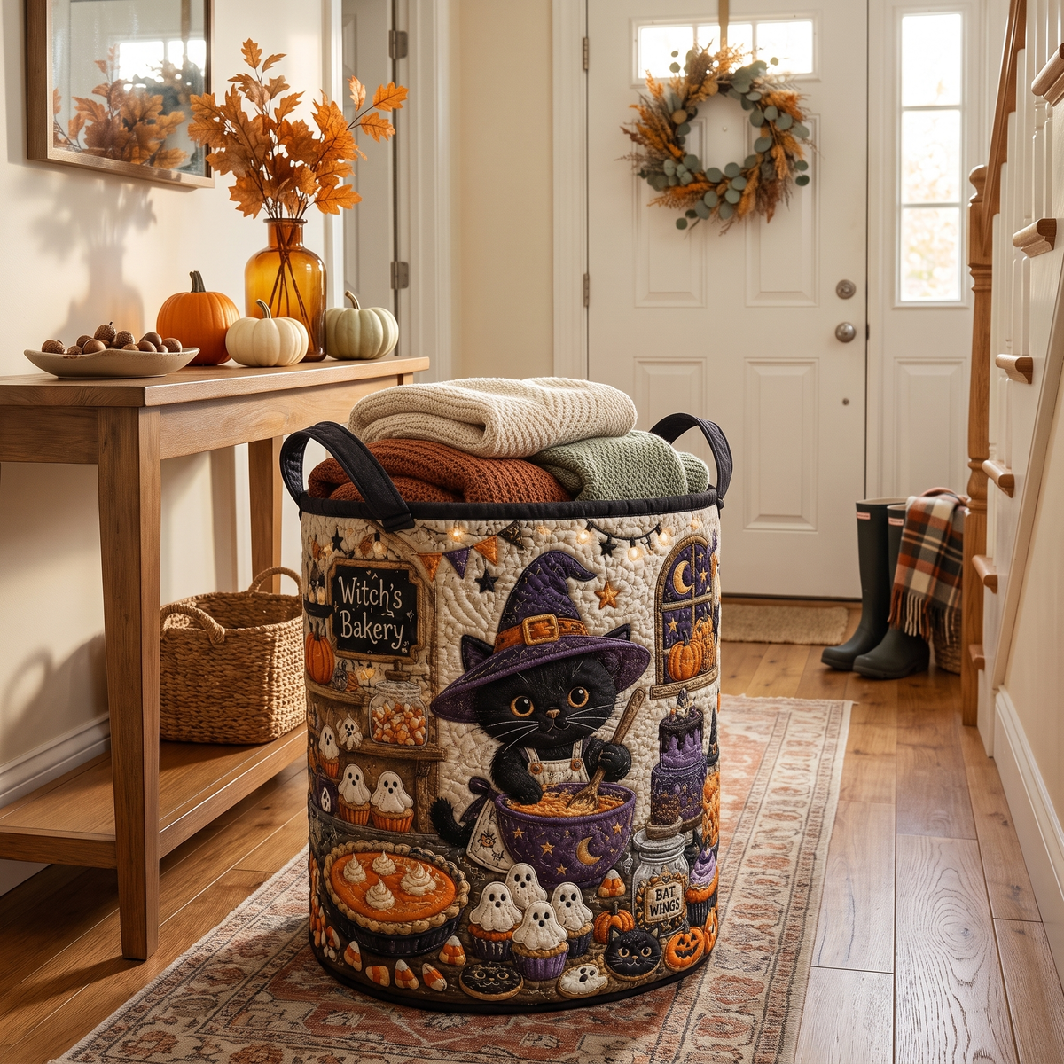 Charlene's Handquilted Halloween Baskets