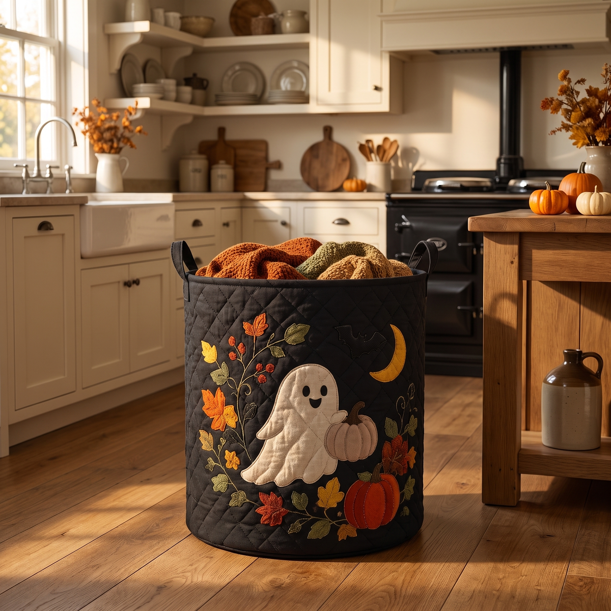 Charlene's Handquilted Halloween Baskets