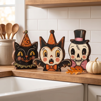 Linda's Handmade Wooden Shelf Sitters