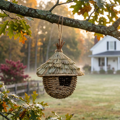 Hazel's Woven Bird House