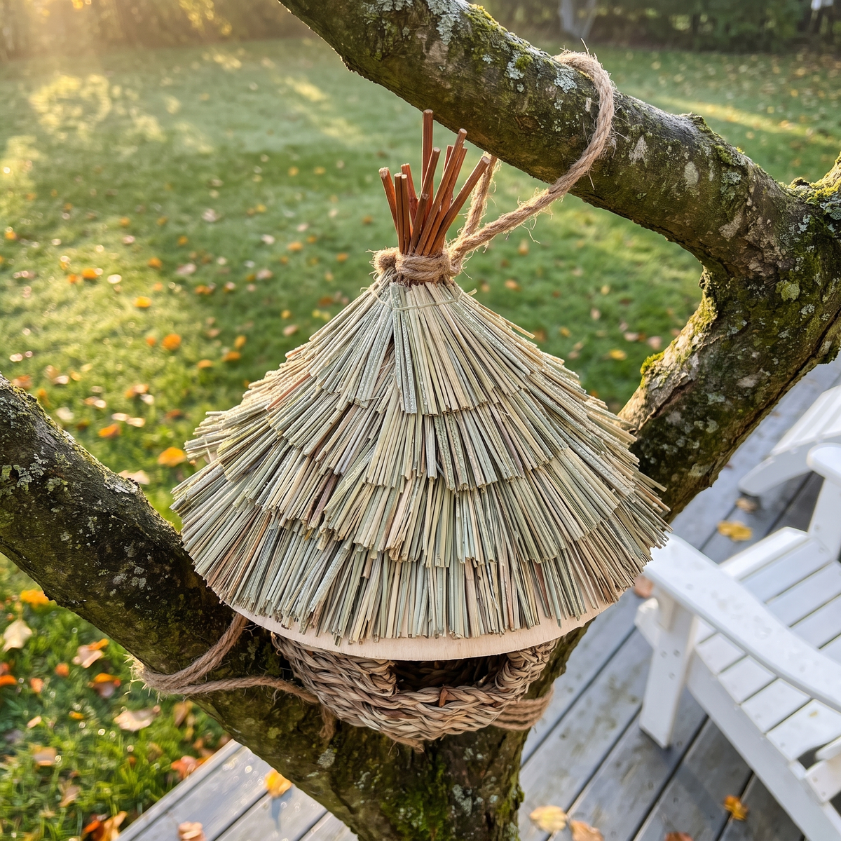 Hazel's Woven Bird House