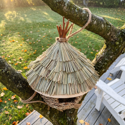 Hazel's Woven Bird House