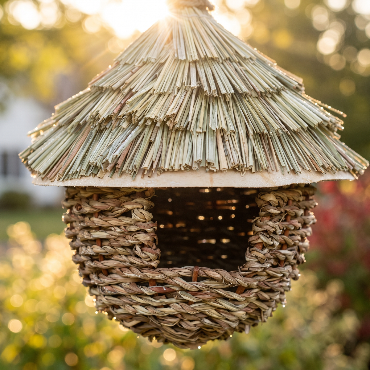Hazel's Woven Bird House