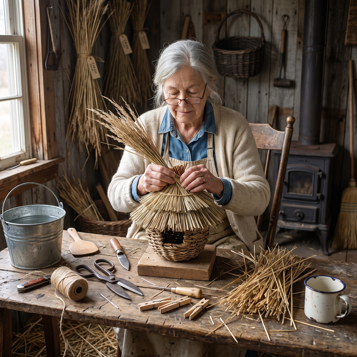 Hazel's Woven Bird House