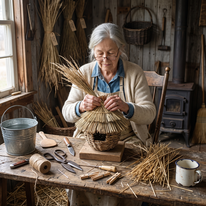 Hazel's Woven Bird House