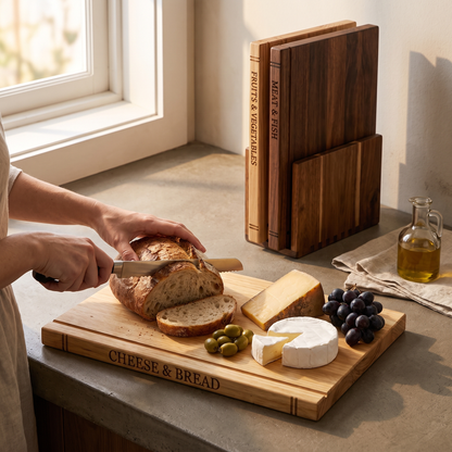 Dale's Three-Wood Cutting Board Set