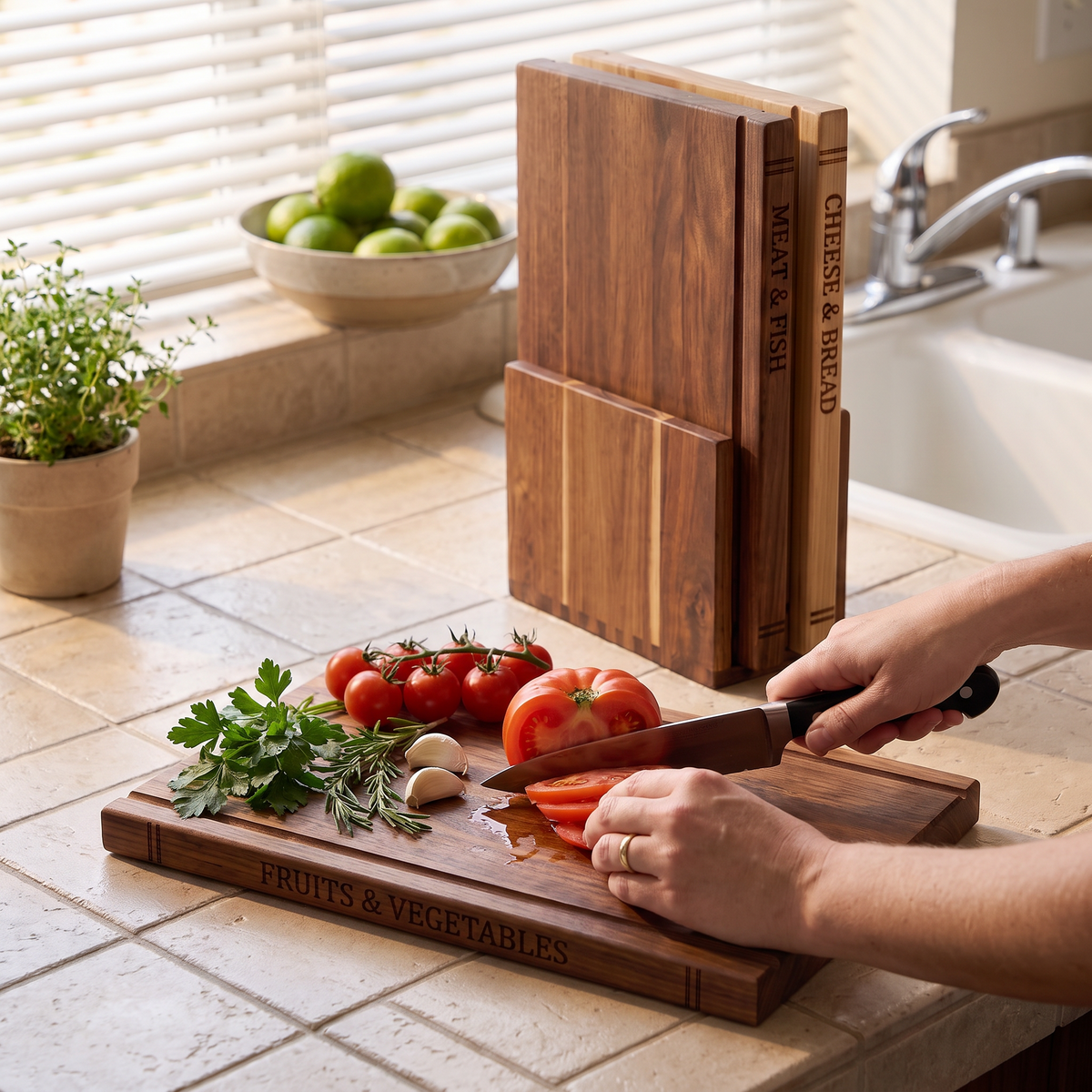 Dale's Three-Wood Cutting Board Set