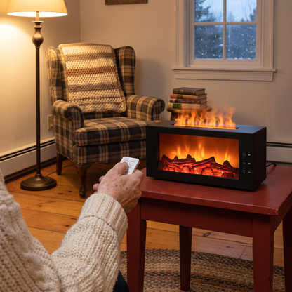 Lyall's Fireplace Diffuser – with remote control