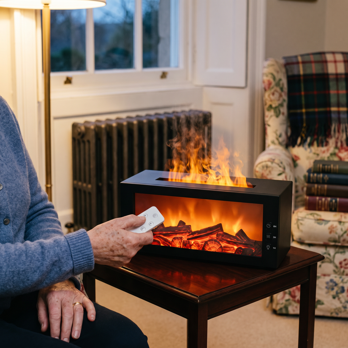 Murdo's Fireplace Diffuser – with remote control
