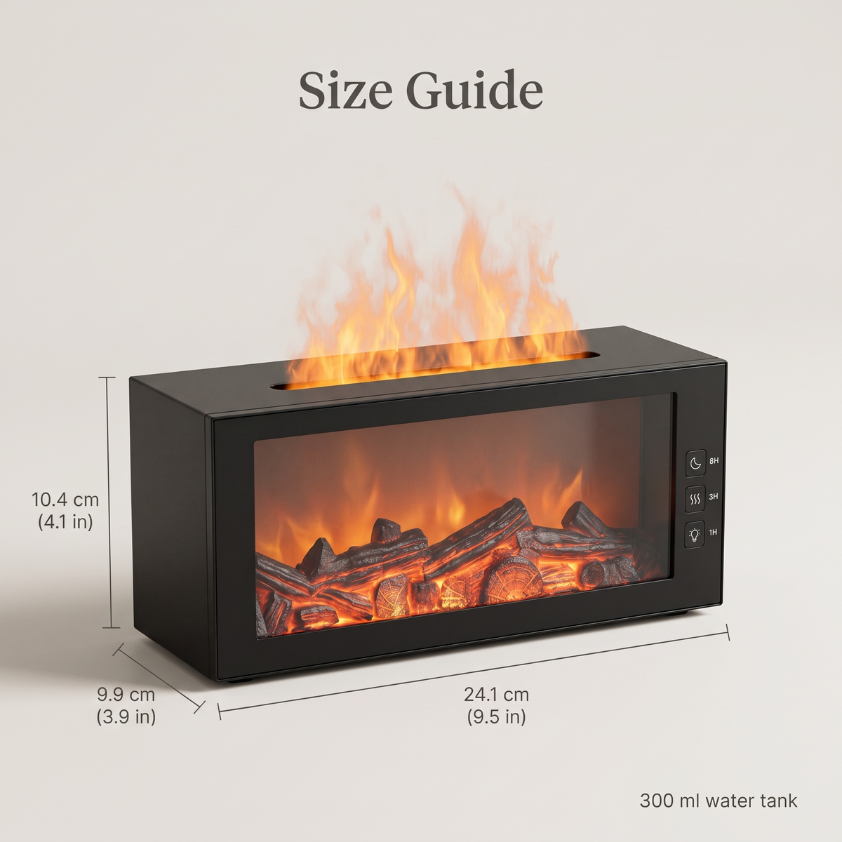 Murdo's Fireplace Diffuser – dimensions