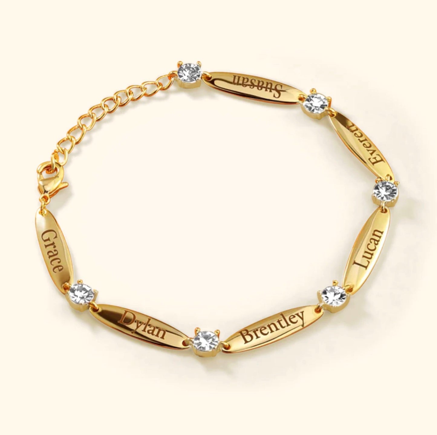 The Luna name bracelet — styling