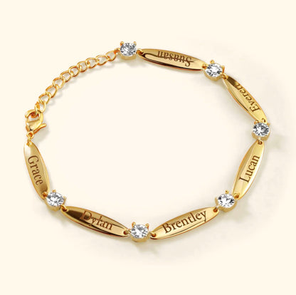 The Luna name bracelet — styling