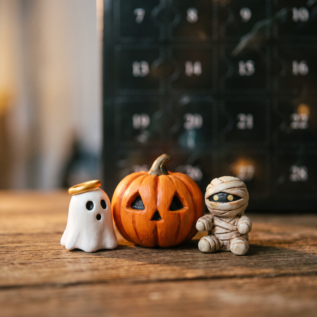 Nell's "31 Nights of Fright" Halloween Calendar with Handmade Figures