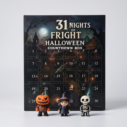 Nell's "31 Nights of Fright" Halloween Calendar with Handmade Figures
