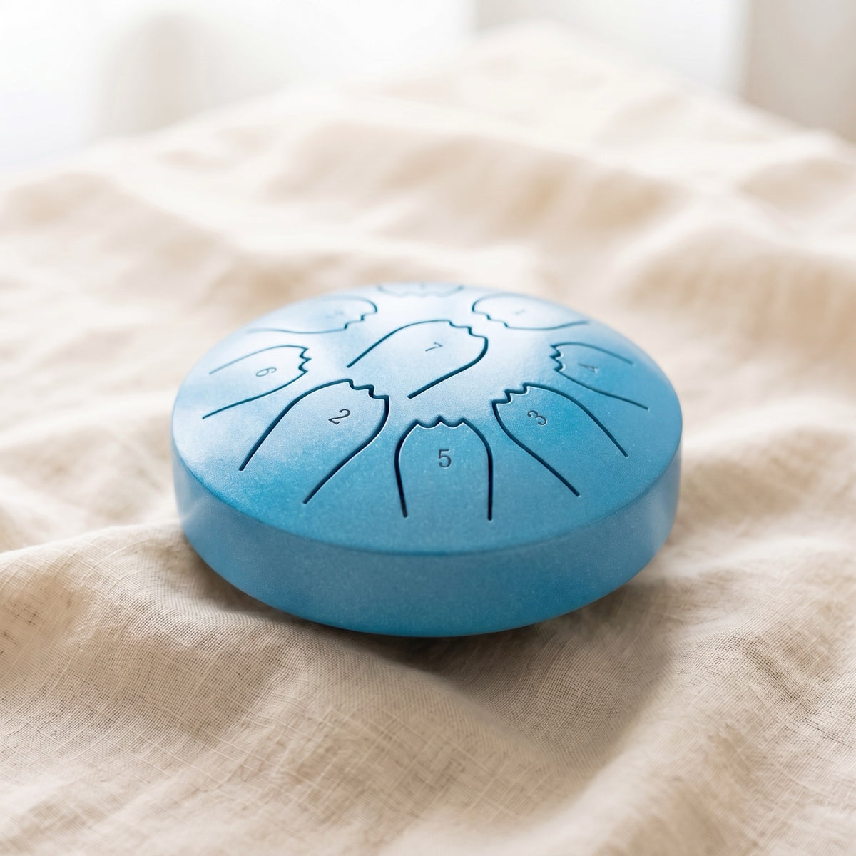 Rain drum, standard size, sky blue pearl finish