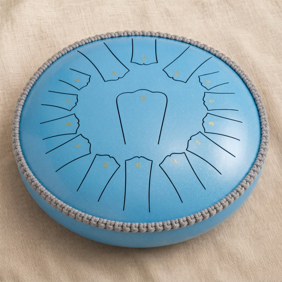 XXL Premium rain drum, sky blue pearl finish