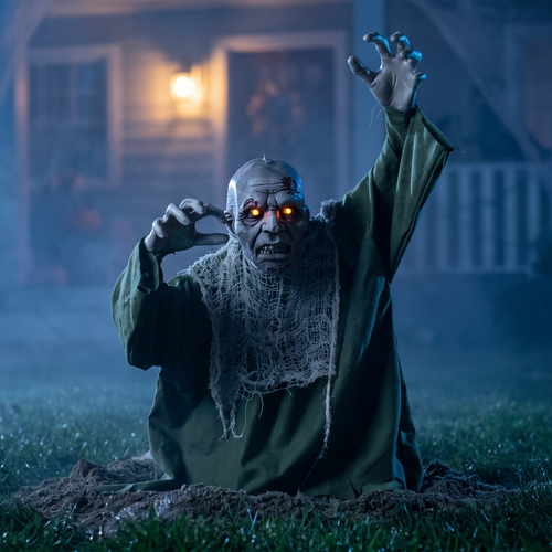 Walter's Hand-built Halloween "Grave Riser" Zombies